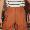 Clothing böhme | Amelia Bermuda Shorts In Rust