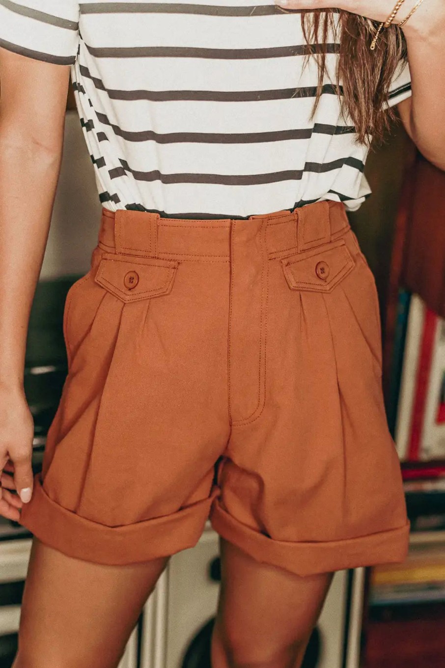 Clothing böhme | Amelia Bermuda Shorts In Rust