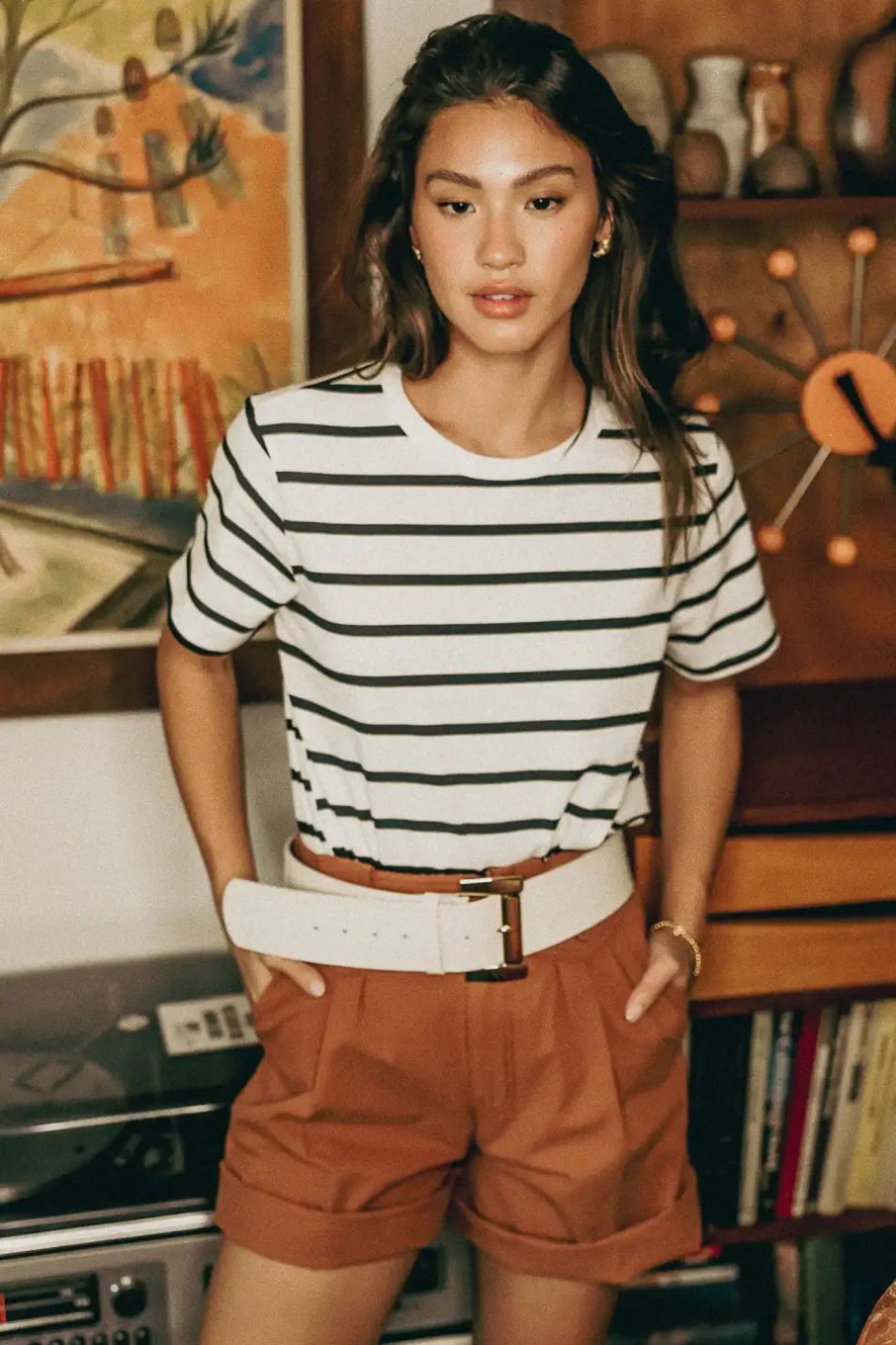 Clothing böhme | Amelia Bermuda Shorts In Rust