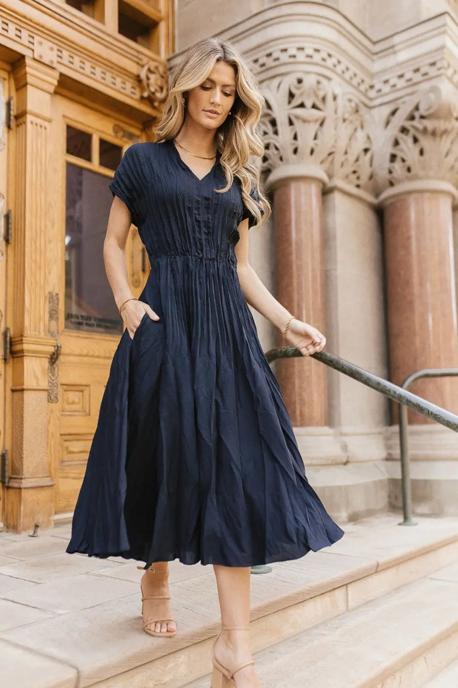 Clothing böhme | Annaleigh Midi Dress In Navy