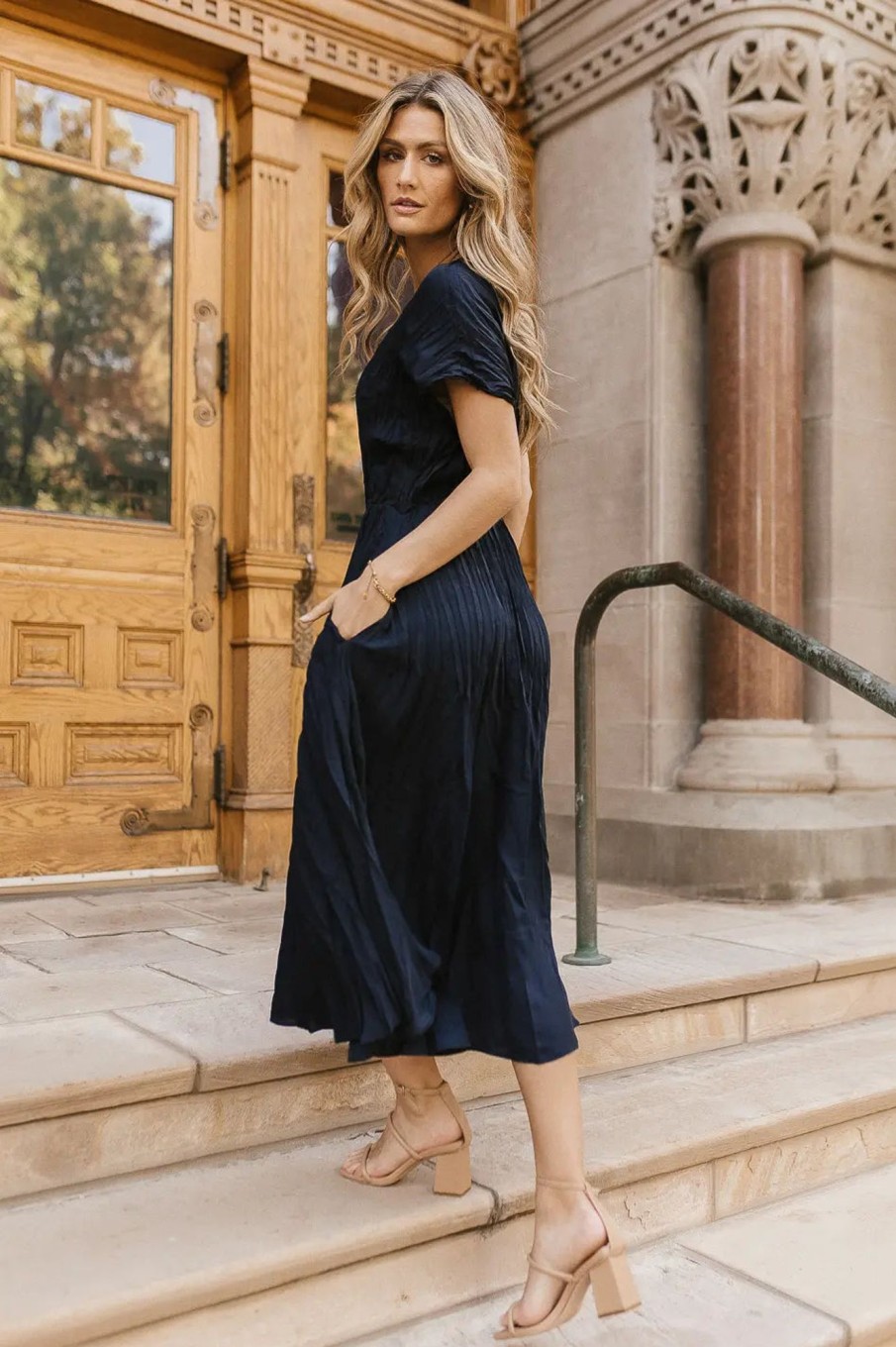 Clothing böhme | Annaleigh Midi Dress In Navy