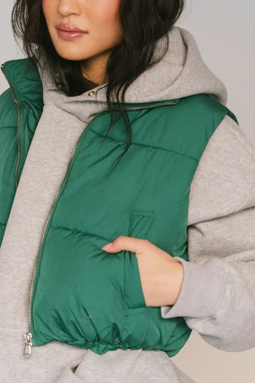 Clothing böhme | Juliet Puffer Vest Green