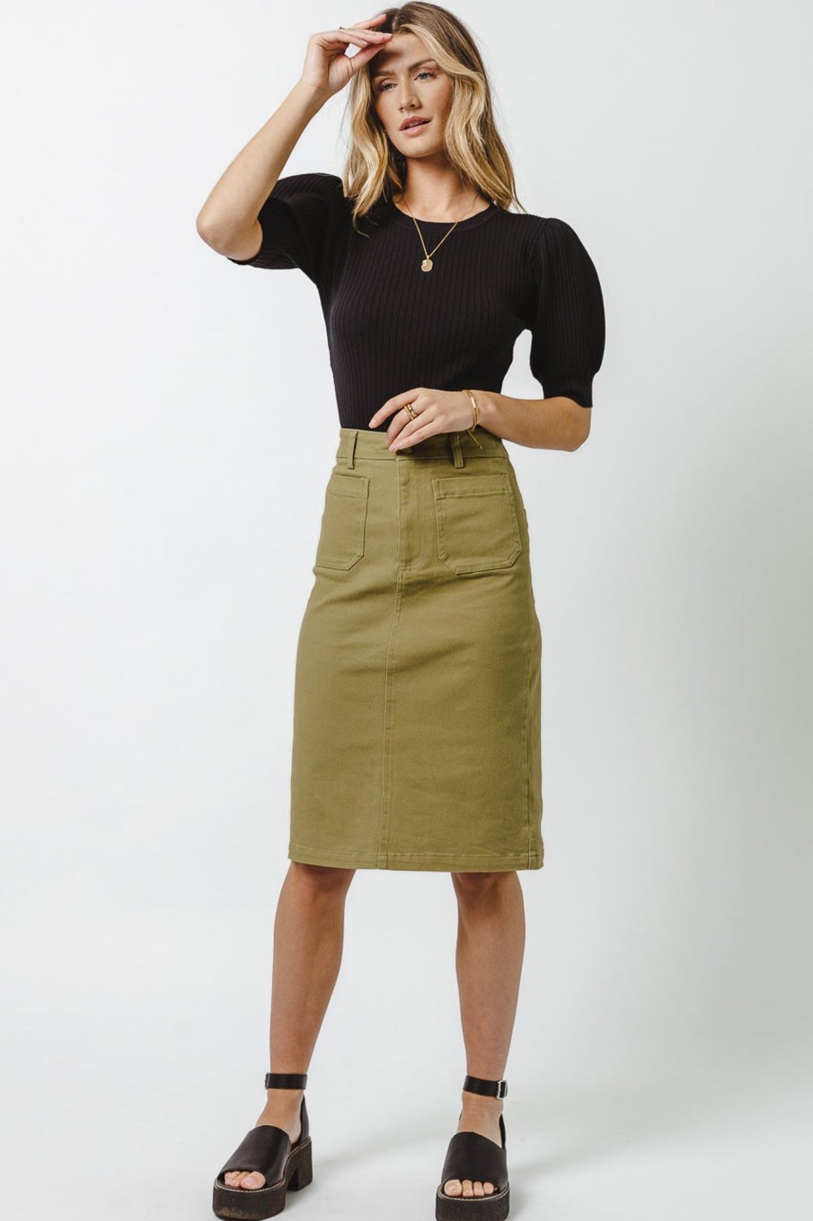 Clothing böhme | Sofia Skirt In Olive