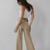 Clothing böhme | Janice Wide Leg Jeans Khaki