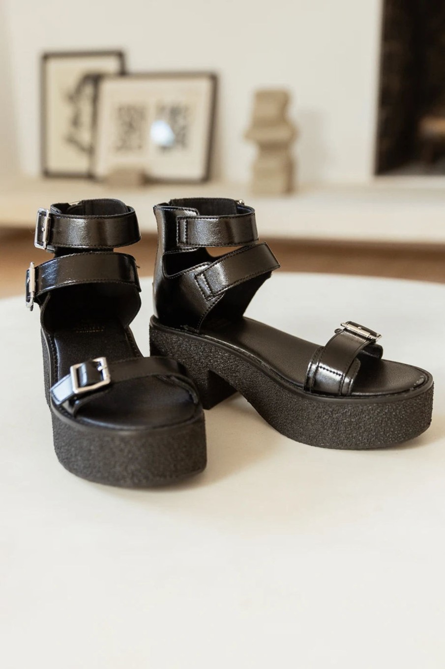 Accessories böhme | Alexia Platform Sandals In Black