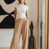 Clothing böhme | Morgan Wide Leg Pants In Brown