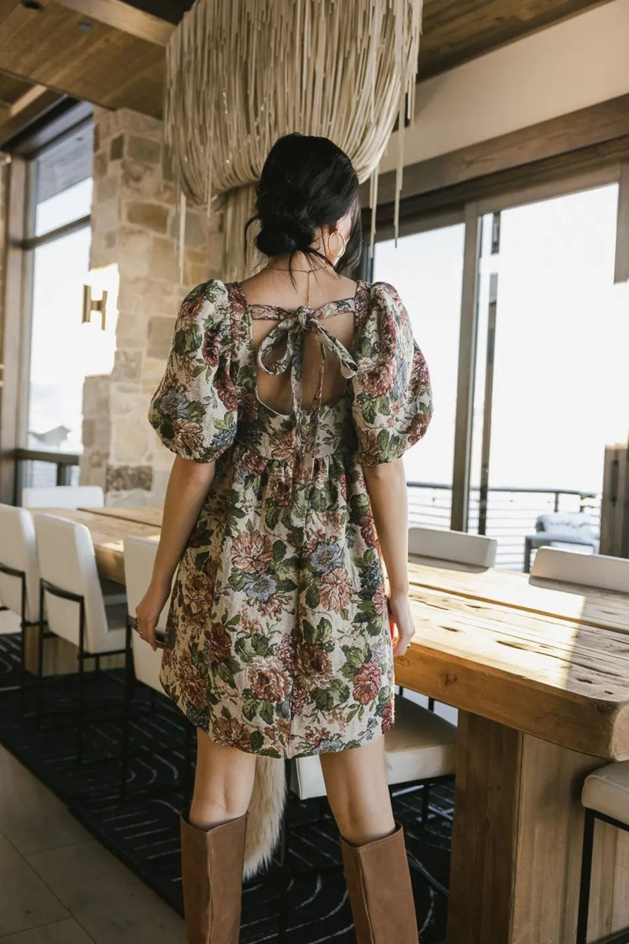 Clothing böhme | Jillian Floral Babydoll Dress Multi