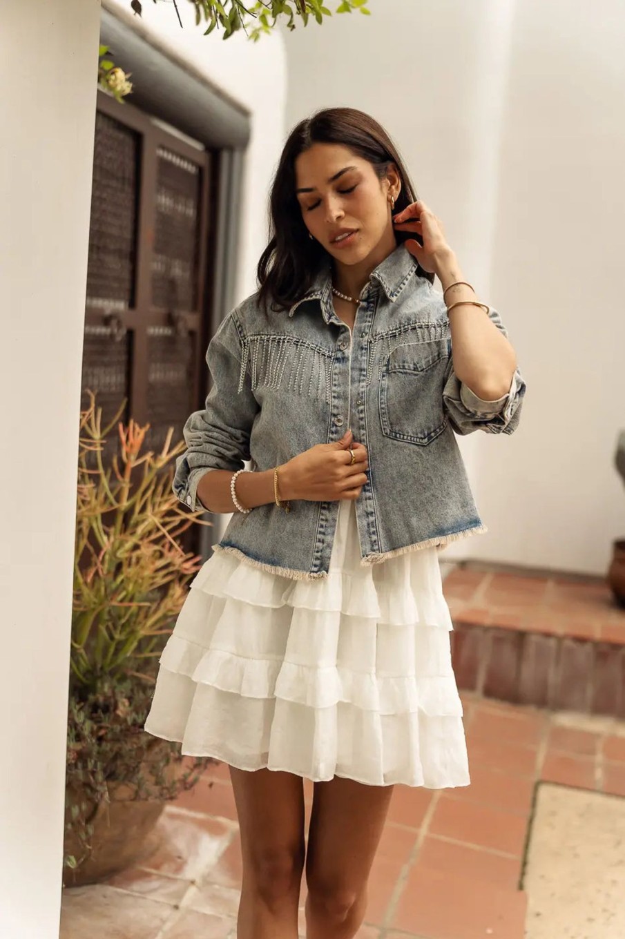 Clothing böhme | Olivia Denim Jacket Light Wash