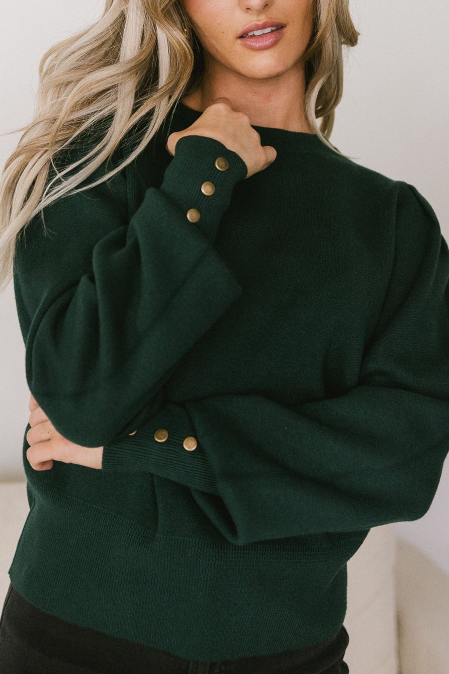 Clothing böhme | Madeline Knit Sweater In Green