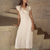 Clothing böhme | Emersyn Midi Dress In Champagne