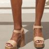 Accessories böhme | Sadie Platform Heels In Tan