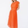 Clothing böhme | Arden Midi Dress Orange