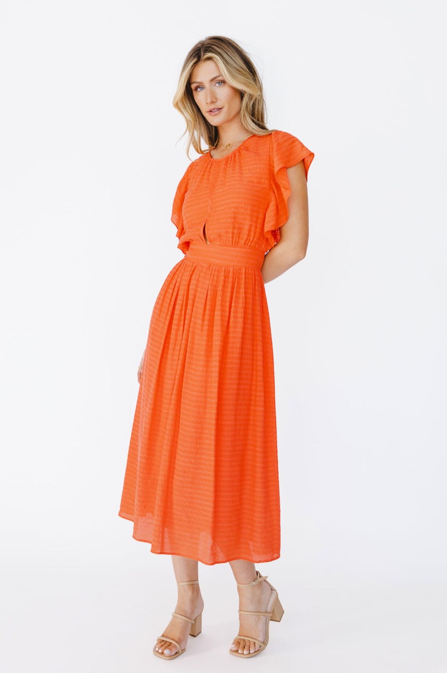 Clothing böhme | Arden Midi Dress Orange