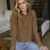 Clothing böhme | Joelle Button Up In Camel