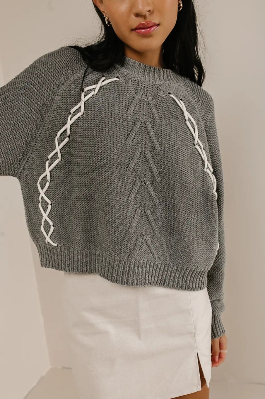 Clothing böhme | Bella Knit Sweater In Grey