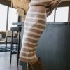 Clothing böhme | Alani Striped Skirt In Taupe