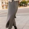 Clothing böhme | Shawn Houndstooth Skirt Black