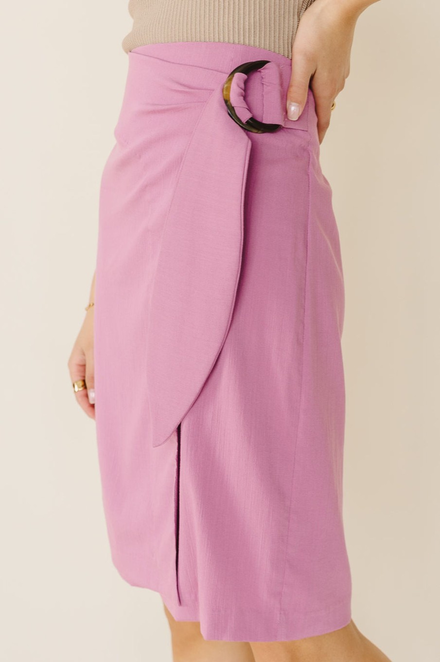 Clothing böhme | Darcy Wrap Skirt Pink