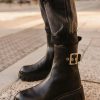 Accessories böhme | Steve Madden Sameera Leather Boots Black