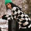 Clothing böhme | Angela Checkered Sweater In Black