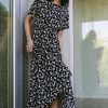 Clothing böhme | Ariel Floral Dress Black