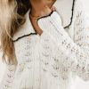 Clothing böhme | Olivia Collared Cardigan Cream