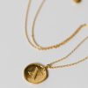 Accessories böhme | Stamped Initial Necklace Gold