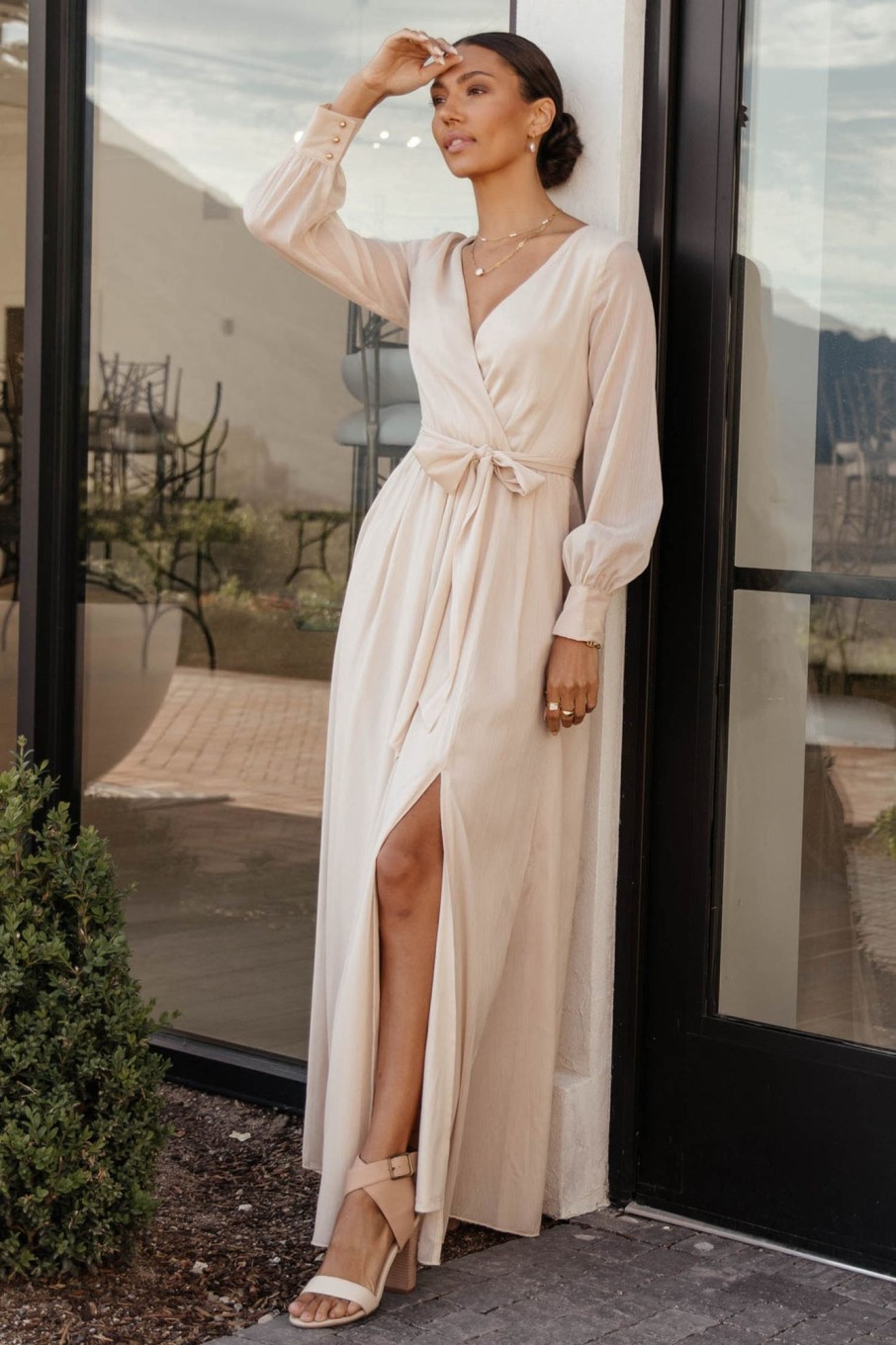 Clothing böhme | Marilyn Maxi Dress Champagne