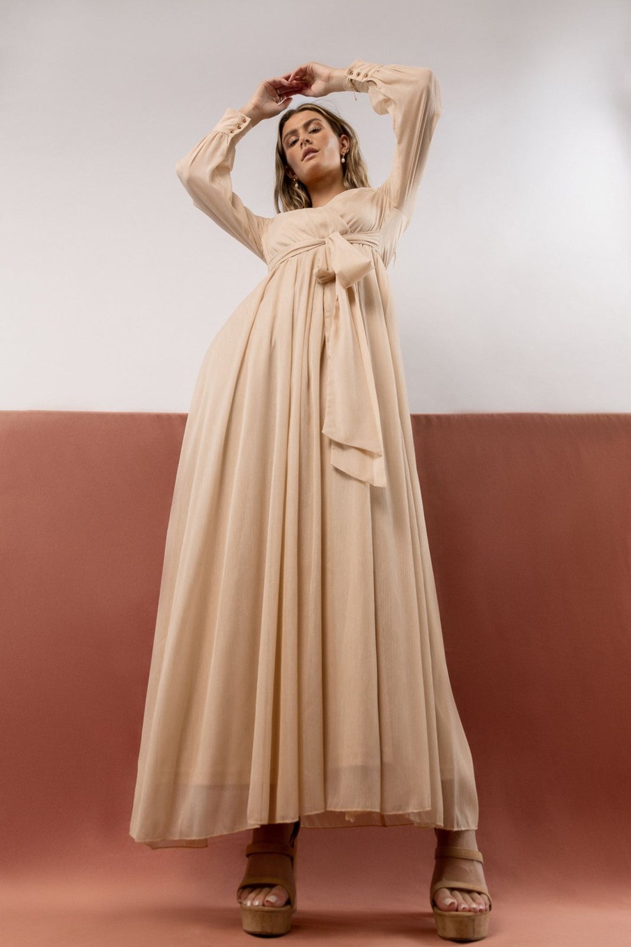 Clothing böhme | Marilyn Maxi Dress Champagne