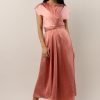 Clothing böhme | Rosalind Midi Dress In Rose