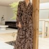 Clothing böhme | Chaney Paisley Dress Black