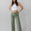 Clothing böhme | Gemma Wide Leg Jeans Olive