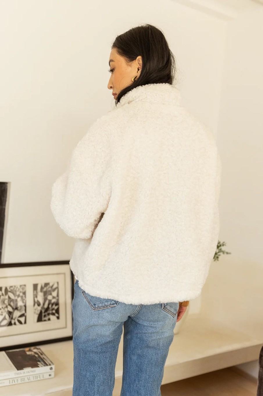 Clothing böhme | Jolanda Sherpa Jacket Ivory