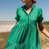 Clothing böhme | Amanda Tiered Dress In Green