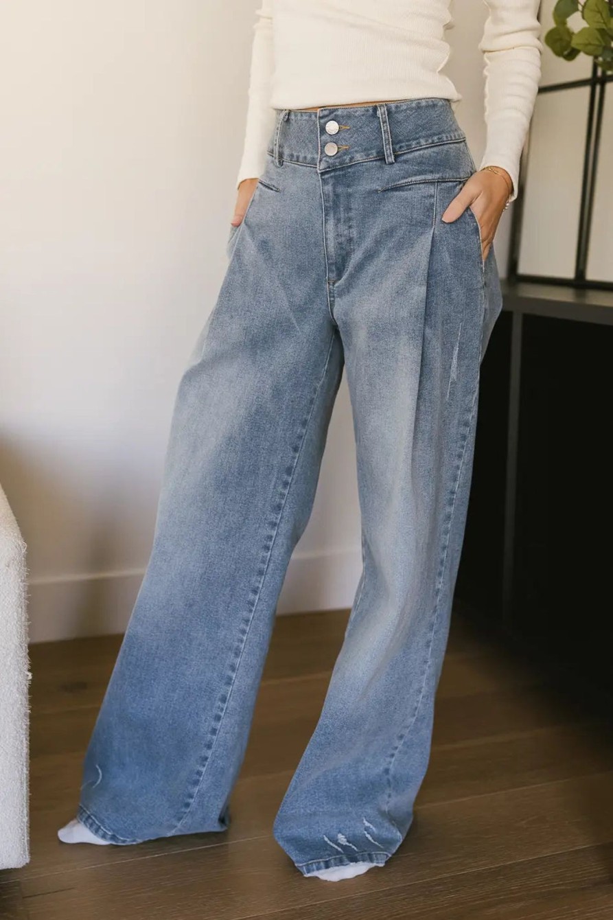 Clothing böhme | Vera Wide Leg Jeans Light Wash