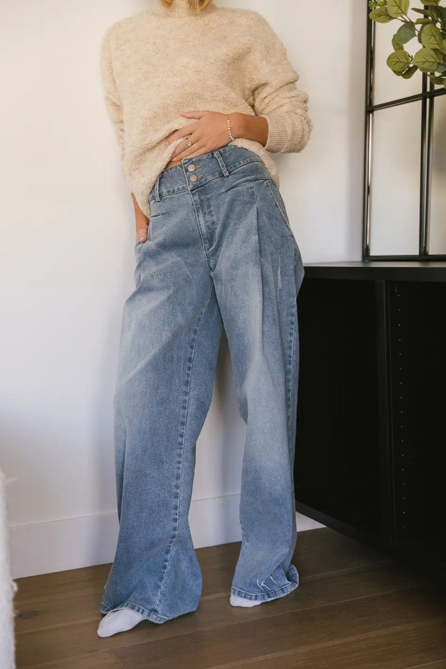 Clothing böhme | Vera Wide Leg Jeans Light Wash