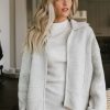 Clothing böhme | Hallie Zip Up Cardigan In Grey