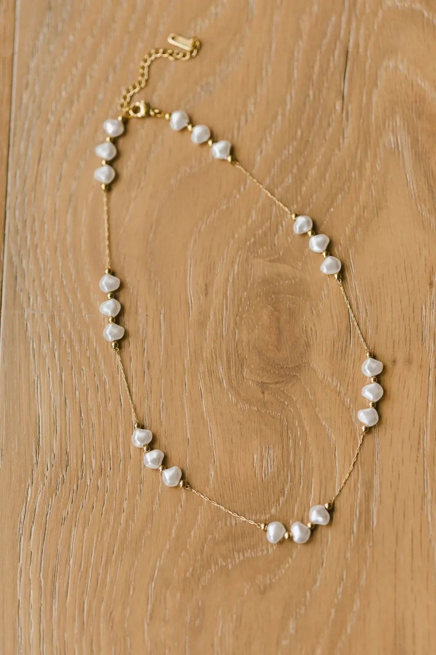 Accessories böhme | Mariah Pearl Necklace Gold