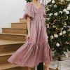 Clothing böhme | Samara Puff Sleeve Dress In Mauve