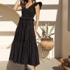 Clothing böhme | Lisette Smocked Dress In Black