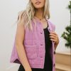 Clothing böhme | Gabby Quilted Vest In Orchid