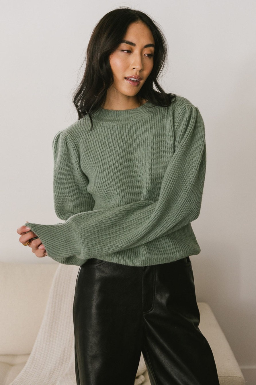 Clothing böhme | Amber Knit Sweater In Sage