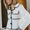 Clothing böhme | Lola Fuzzy Jacket In White