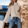 Clothing böhme | Paige Mock Neck Sweater In Cream