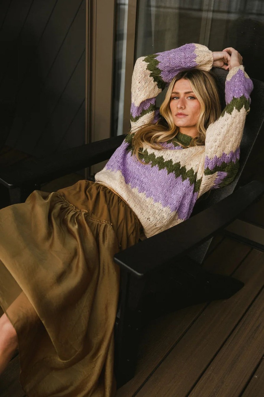 Clothing böhme | Danna Knit Sweater Olive