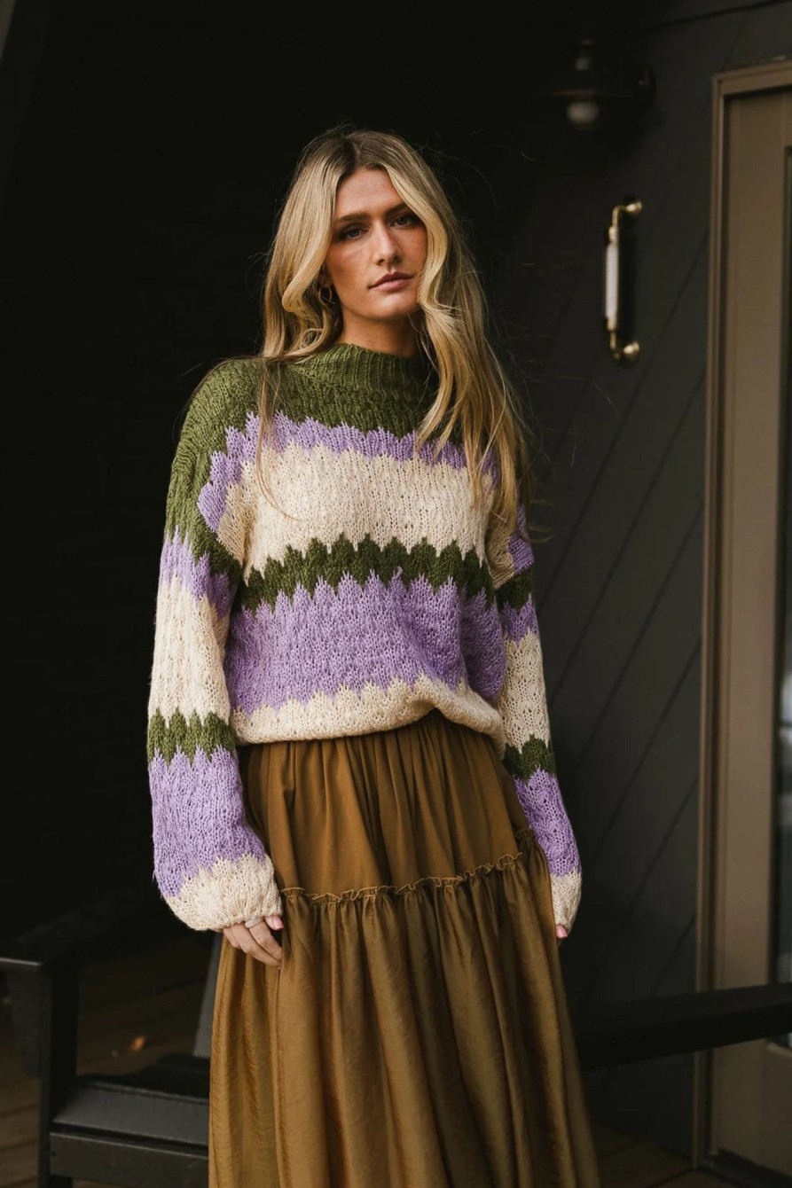 Clothing böhme | Danna Knit Sweater Olive