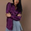 Clothing böhme | Keagan Button Up In Purple