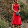 Clothing böhme | Effie Midi Dress Red