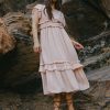 Clothing böhme | Willa Ruffle Dress In Rose