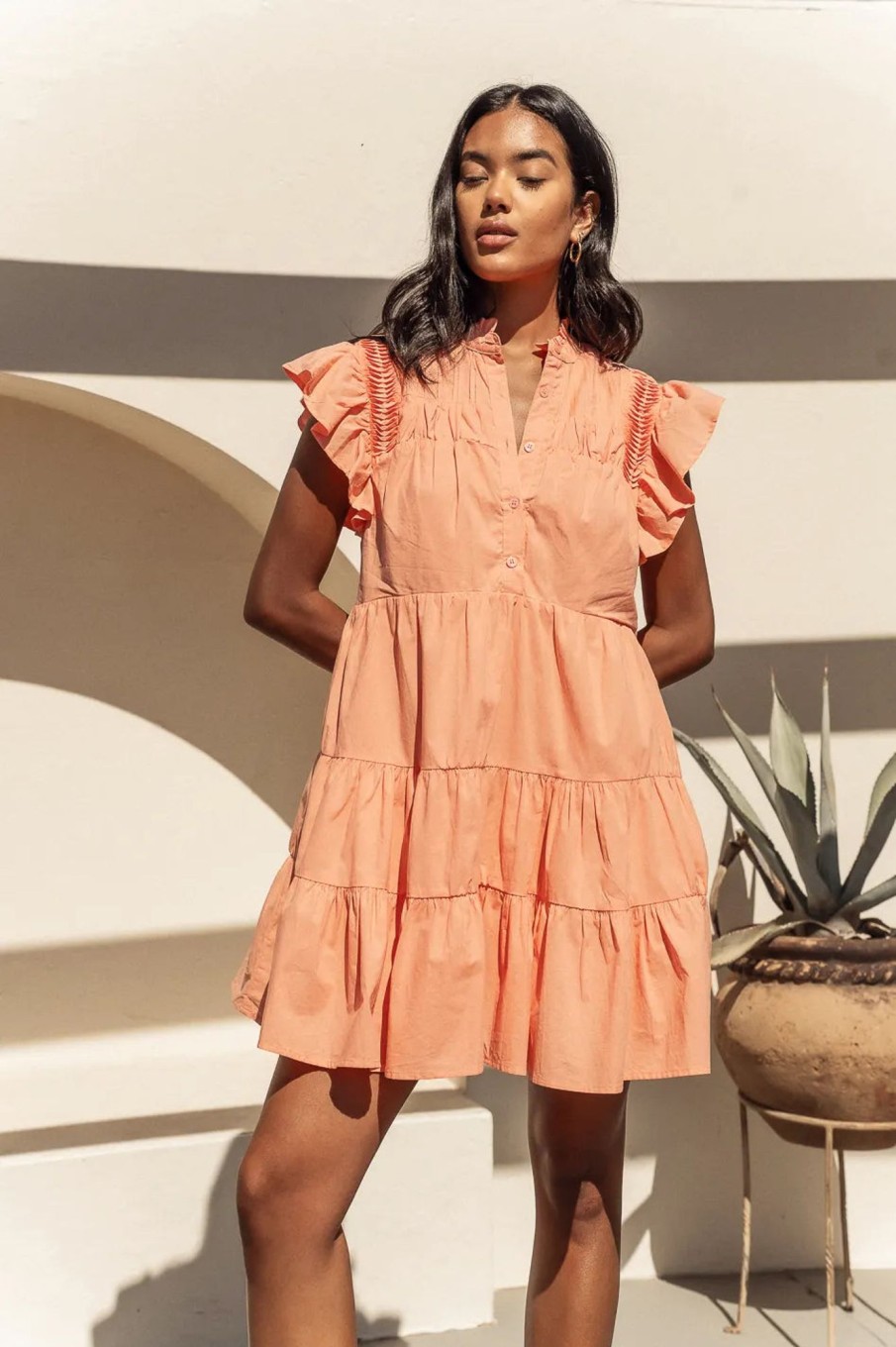 Clothing böhme | Sally Mini Dress In Orange